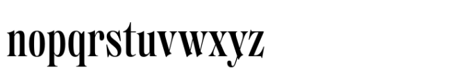 Regional Semi Bold Condensed Font LOWERCASE