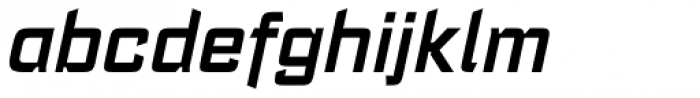 Register DemiBold Italic Font LOWERCASE
