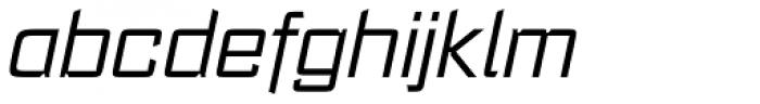 Register Light Italic Font LOWERCASE