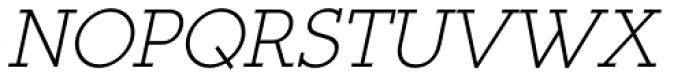 Register Serif BTN Oblique Font UPPERCASE