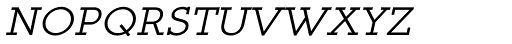Register Serif BTN SC Oblique Font LOWERCASE
