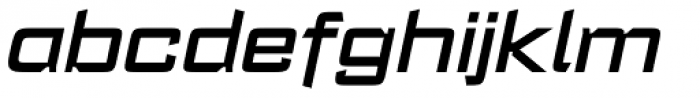 Register Wide DemiBold Italic Font LOWERCASE