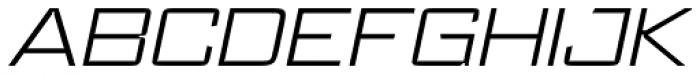 Register Wide ExtraLight Italic Font UPPERCASE