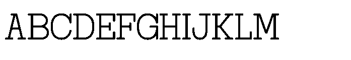 Registrar Archive Regular Font UPPERCASE
