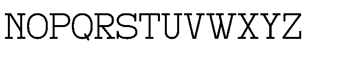 Registrar Archive Regular Font UPPERCASE