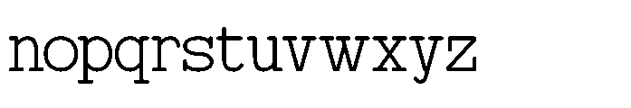 Registrar Archive Regular Font LOWERCASE