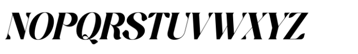 Regita Glamor Italic Font UPPERCASE