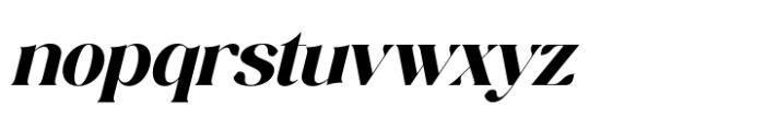 Regita Glamor Italic Font LOWERCASE