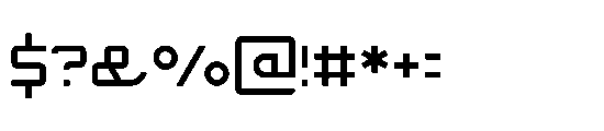 Regixa Norm Regular Font OTHER CHARS