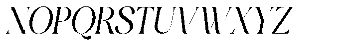 Reglica Italic Font UPPERCASE