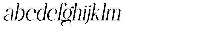 Reglica Italic FONT