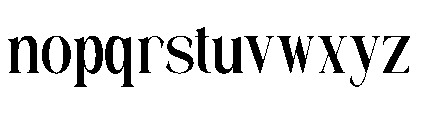 Reglika Mosta Bold Font LOWERCASE