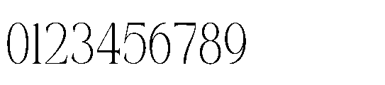 Reglika Mosta Extra Light Font OTHER CHARS