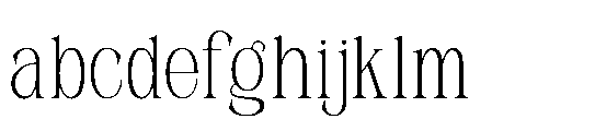 Reglika Mosta Extra Light FONT