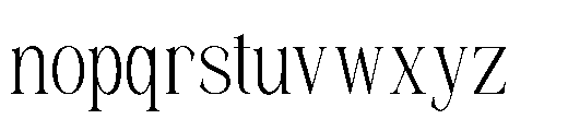 Reglika Mosta Light Font LOWERCASE