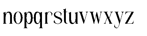 Reglika Mosta Medium Font LOWERCASE