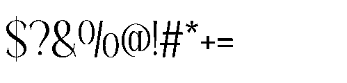 Reglika Mosta Regular Font OTHER CHARS