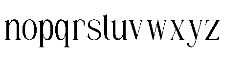 Reglika Mosta Regular Font LOWERCASE