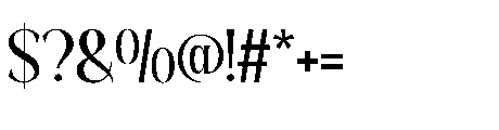 Reglika Mosta Semi Bold Font OTHER CHARS