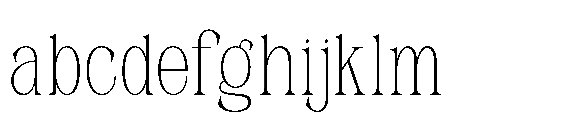 Reglika Mosta Thin FONT