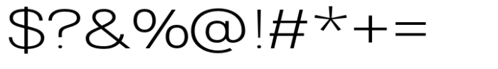 Regnum Light Expanded Font OTHER CHARS