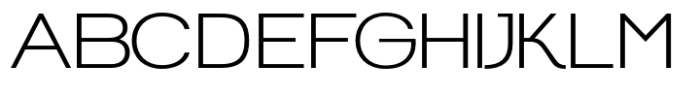 Regnum Light Expanded Font UPPERCASE