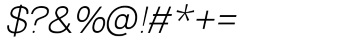 Regnum Light Italic Font OTHER CHARS