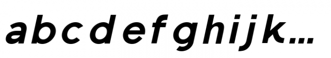 Regon Extra Bold Italic Font LOWERCASE