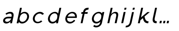 Regon Medium Italic Font LOWERCASE