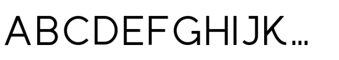 Regon Regular Font UPPERCASE