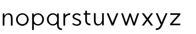 Regon Regular Font LOWERCASE