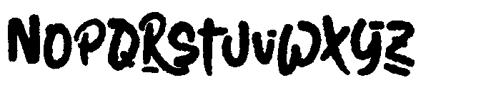 Regoomie Font LOWERCASE