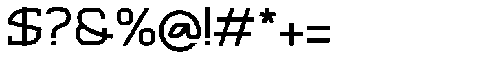 Regorite Font OTHER CHARS