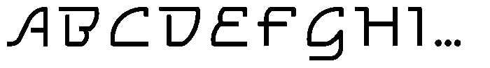 Regorite Font UPPERCASE