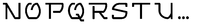 Regorite Font UPPERCASE