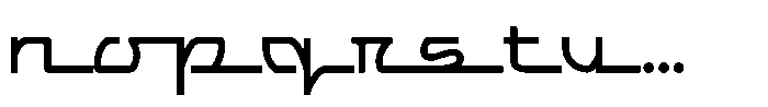 Regorite Font LOWERCASE