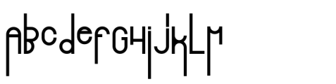 Regular Bien Font UPPERCASE