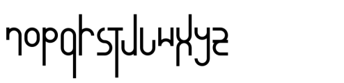 Regular Bien Font UPPERCASE