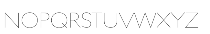 Regulator Nova Alts Thin Font UPPERCASE