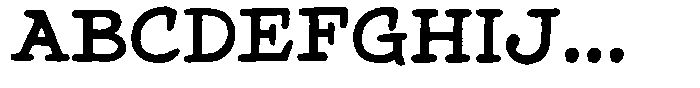 Rehative Font UPPERCASE