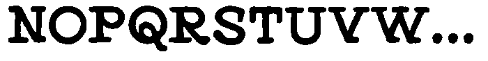 Rehative Font UPPERCASE