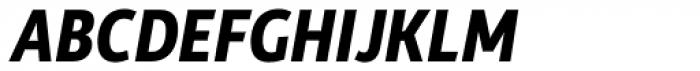 Rehn Condensed Bold Italic Font UPPERCASE