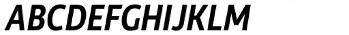 Rehn Condensed Medium Italic Font UPPERCASE