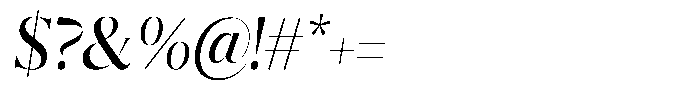 Reicha Variable Italic Font OTHER CHARS