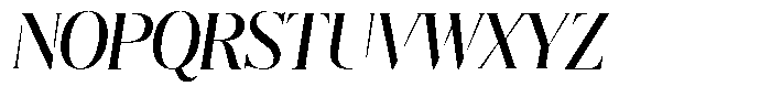 Reicha Variable Italic Font UPPERCASE
