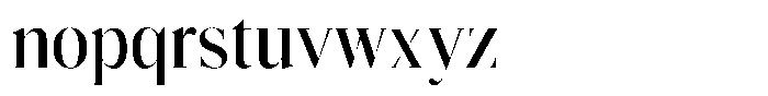 Reicha Variable Regular Font LOWERCASE