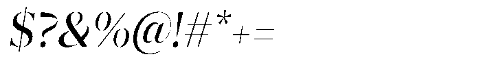 Reicha Variable Slant Font OTHER CHARS