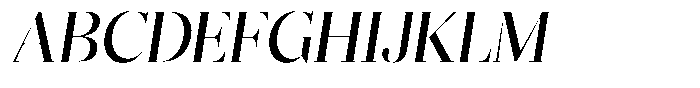 Reicha Variable Slant Font UPPERCASE