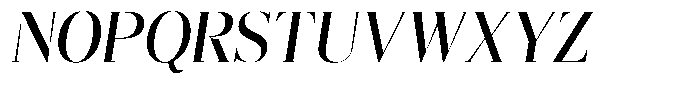 Reicha Variable Slant Font UPPERCASE