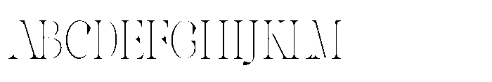 Reichamerina 230 Font UPPERCASE